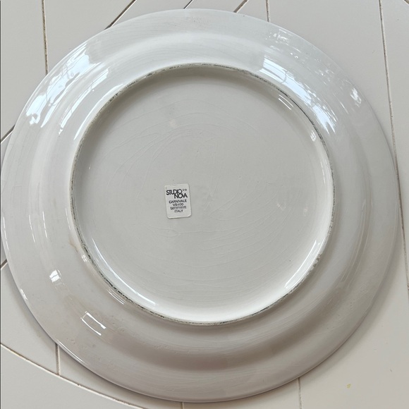 80s Vintage Studio Nova Multicolor Carnival Decorative Platter - Picture 6 of 6